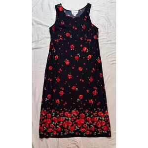 Molly Malloy womens petite rose mid tank dress size 14
